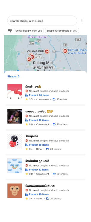 interface product cart pengkie applications